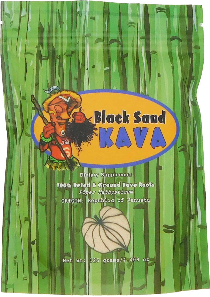 Black Sand Kava Powder 125 grams Nakamal At Home