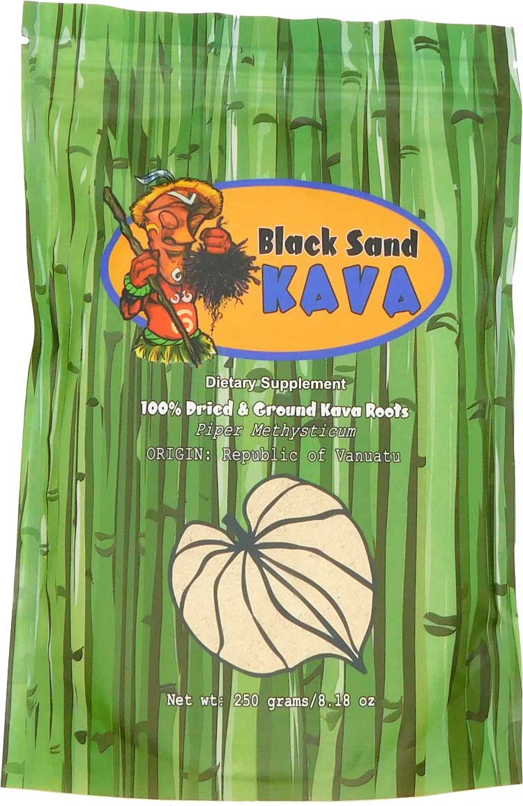 Black Sand Kava Powder 250 grams Nakamal At Home