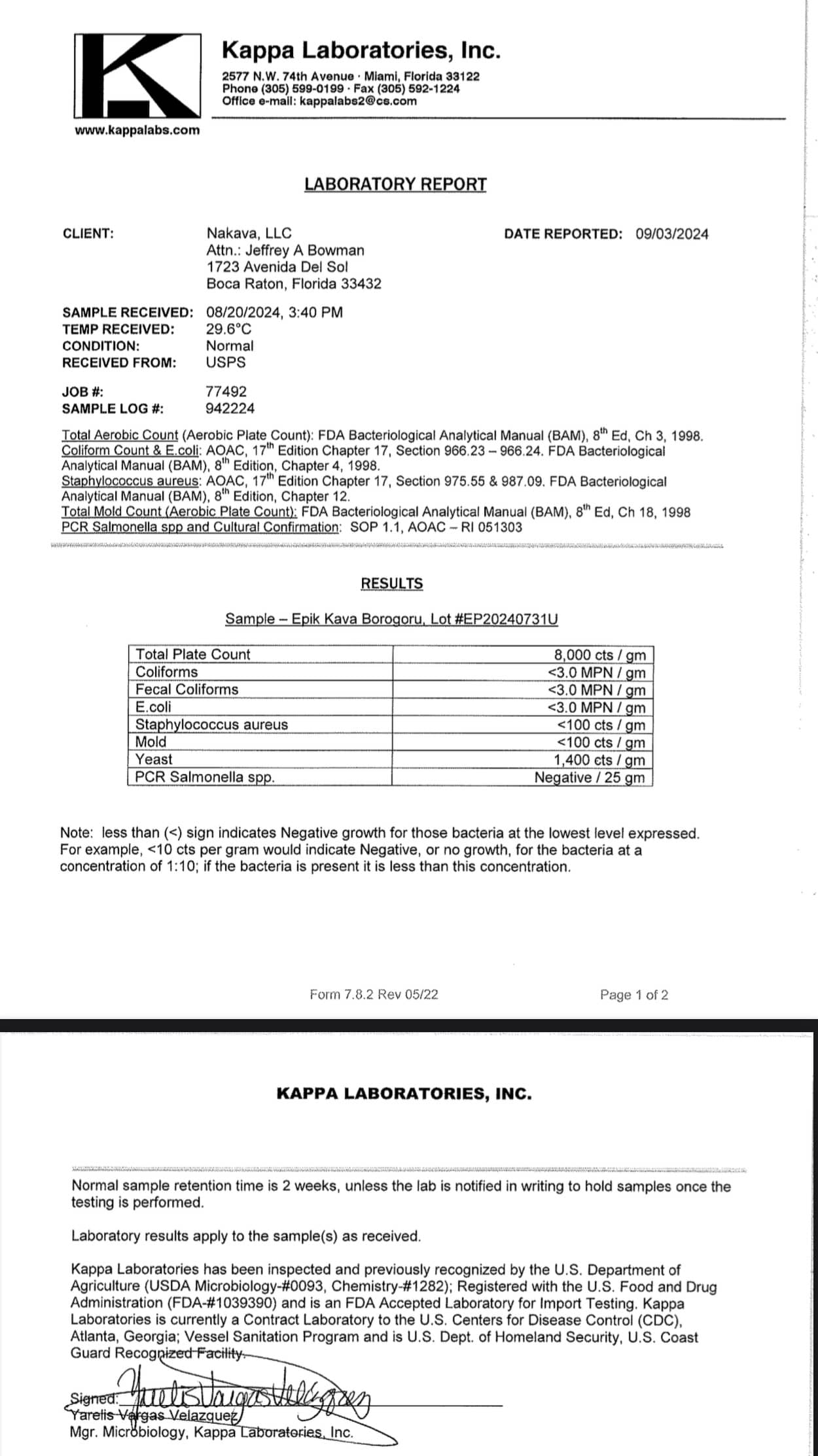 Buy Epik Kava Borogoru kava powder from Nakamal At Home if you want a laboratory report that shows the kava contains no pathogens.